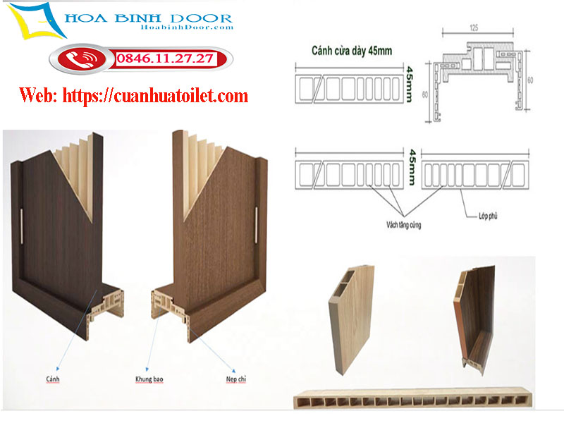 Thông số kỹ thuật cửa nhựa composite