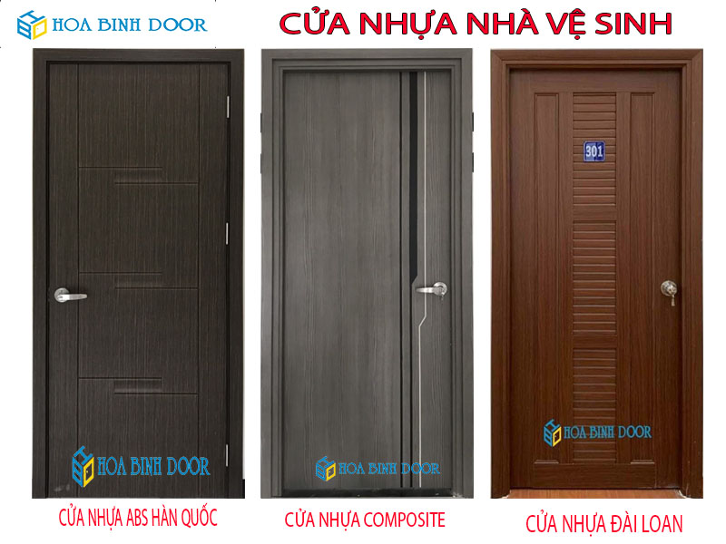 Báo giá cửa nhà vệ sinh tại Thủ Đức - Cửa nhựa giả gỗ