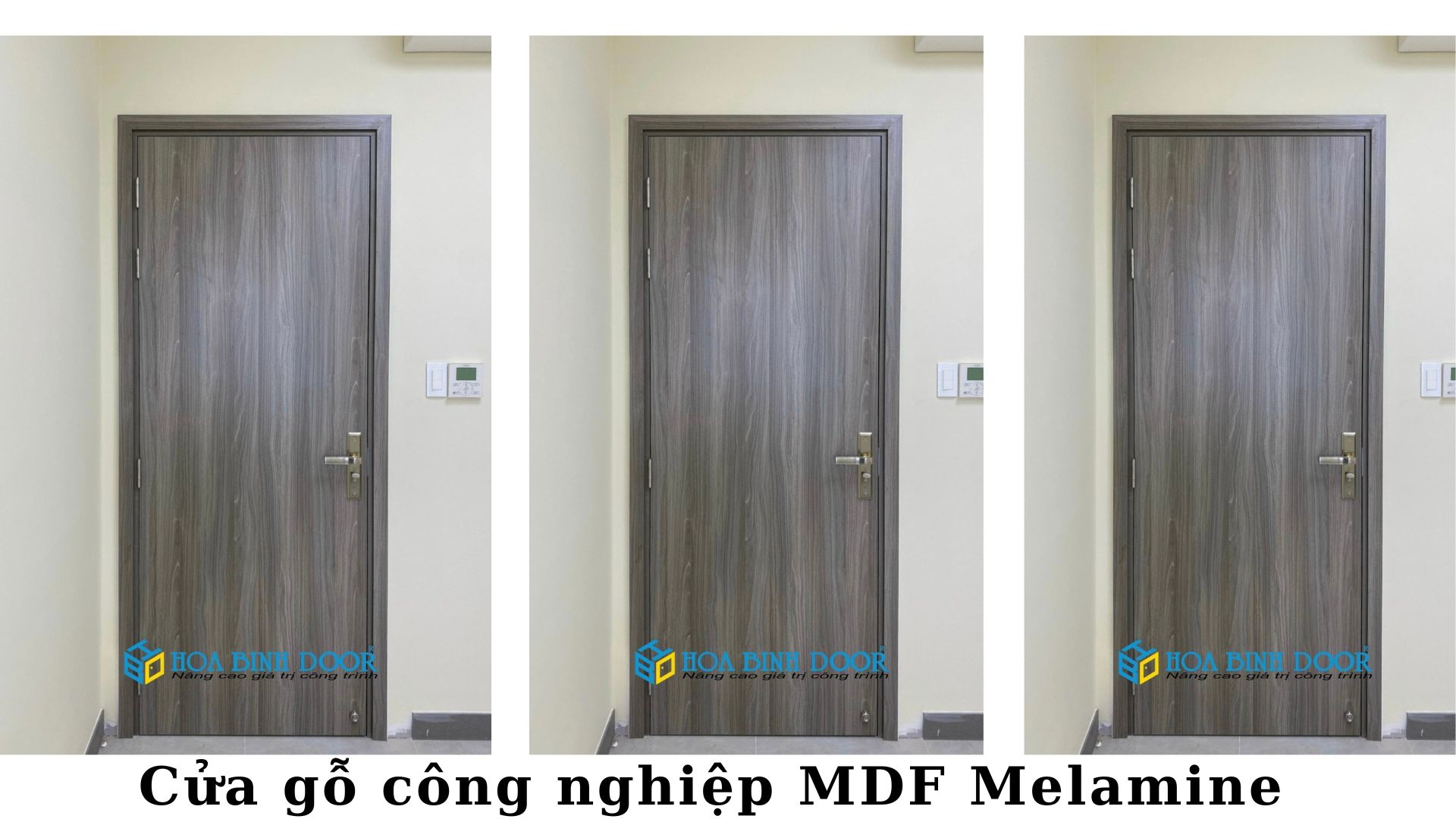 Báo giá cửa gỗ MDF Melamine tại Bình Thạnh
