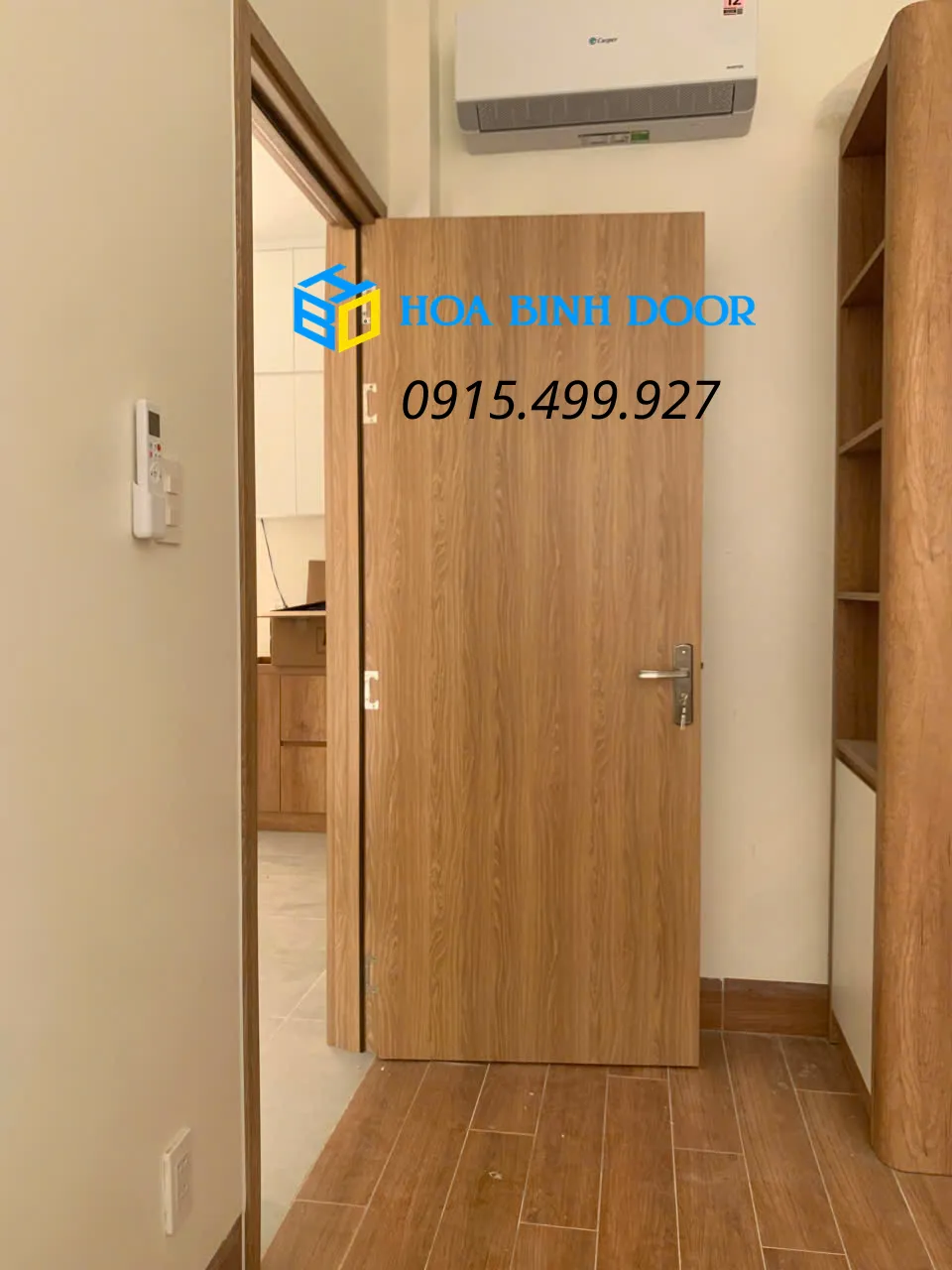 Cửa nhựa composite lắp đặt tại quận Tân Phú