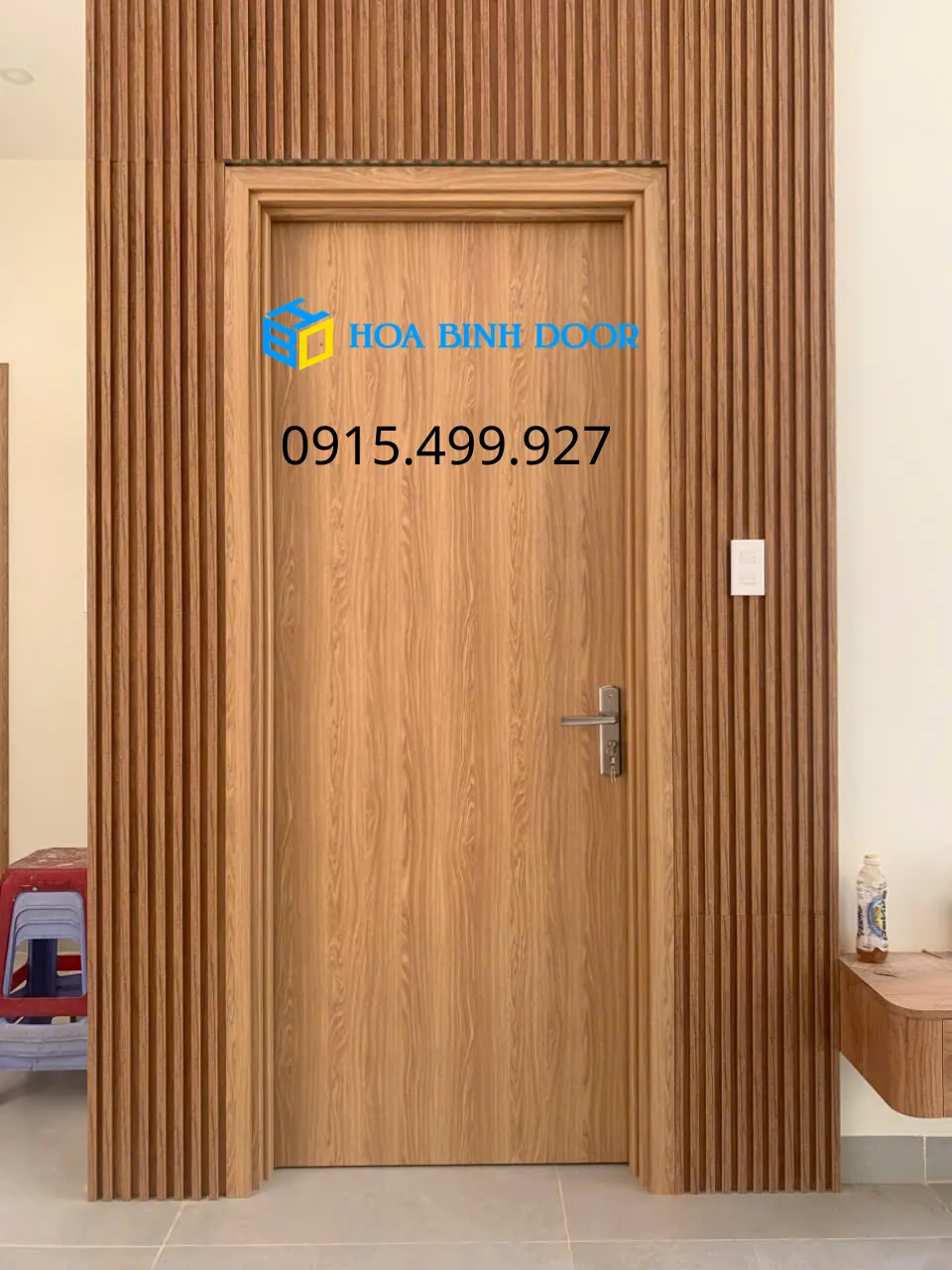 Cửa nhựa composite lắp đặt tại quận Tân Phú