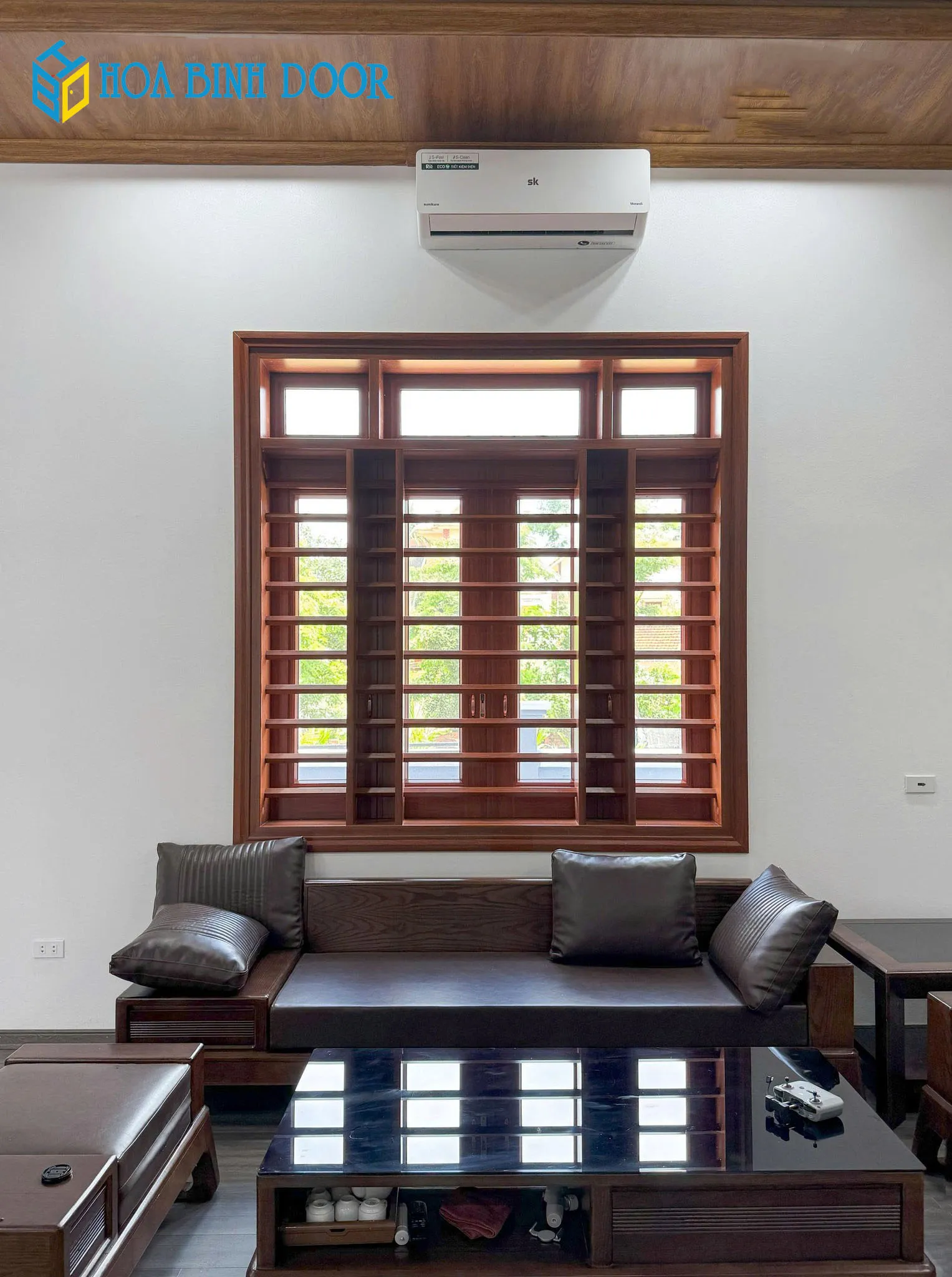 Cửa thép vân gỗ lắp tại phường Tân Bình