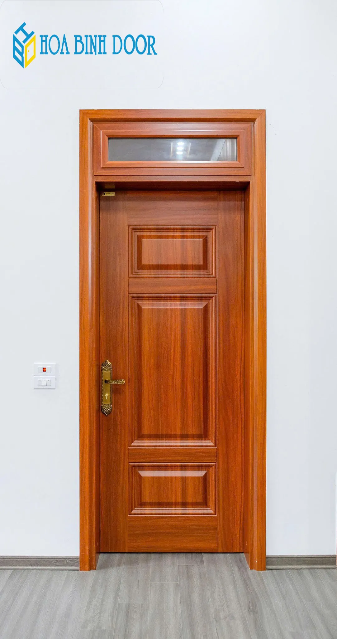 Cửa thép vân gỗ lắp tại phường Tân Bình