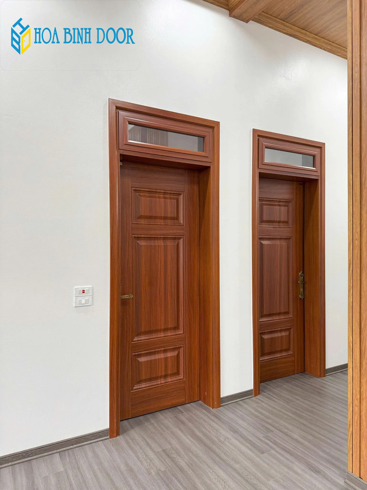 Cửa thép vân gỗ lắp tại phường Tân Bình