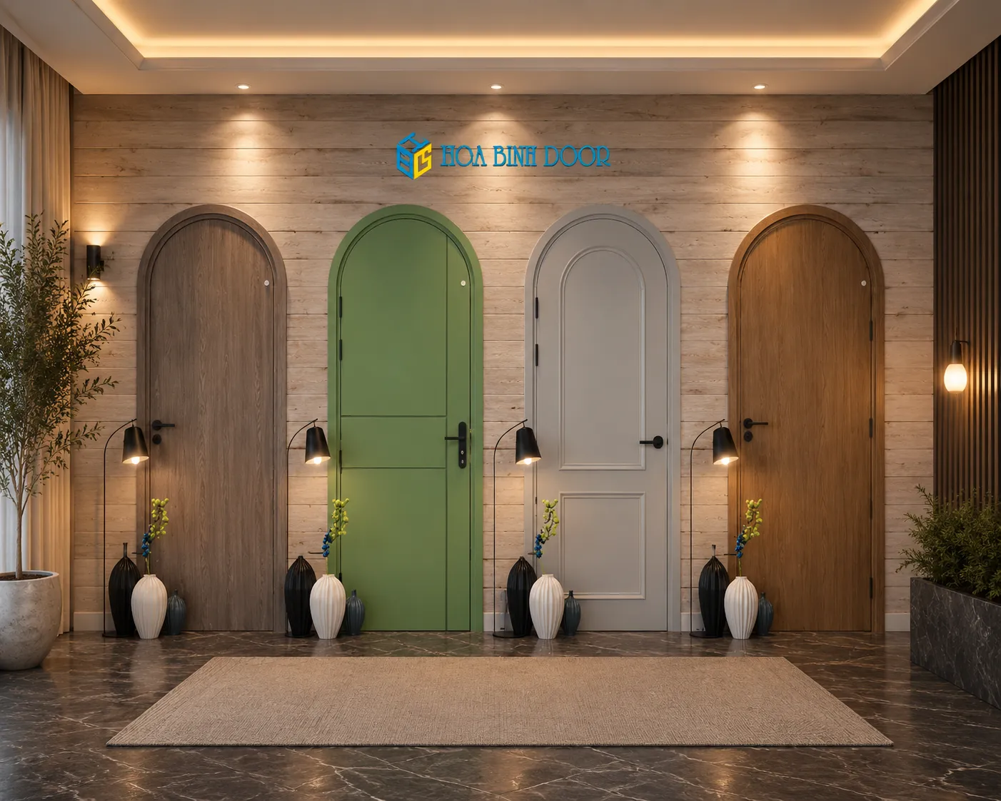 Giá cửa vòm nhựa composite tại phường Hiệp Bình