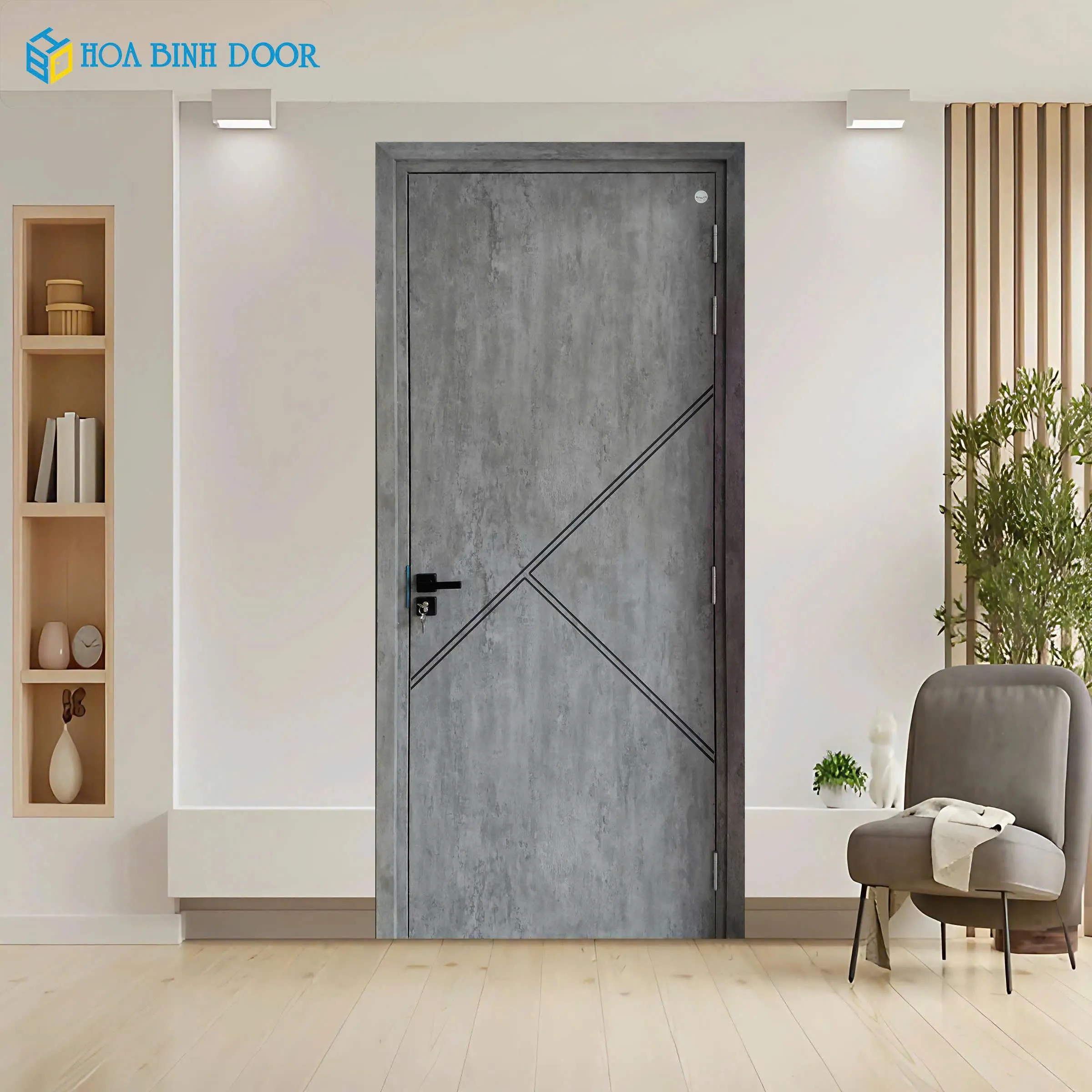 Cửa nhựa Composite lắp tại Hiệp Bình Phước