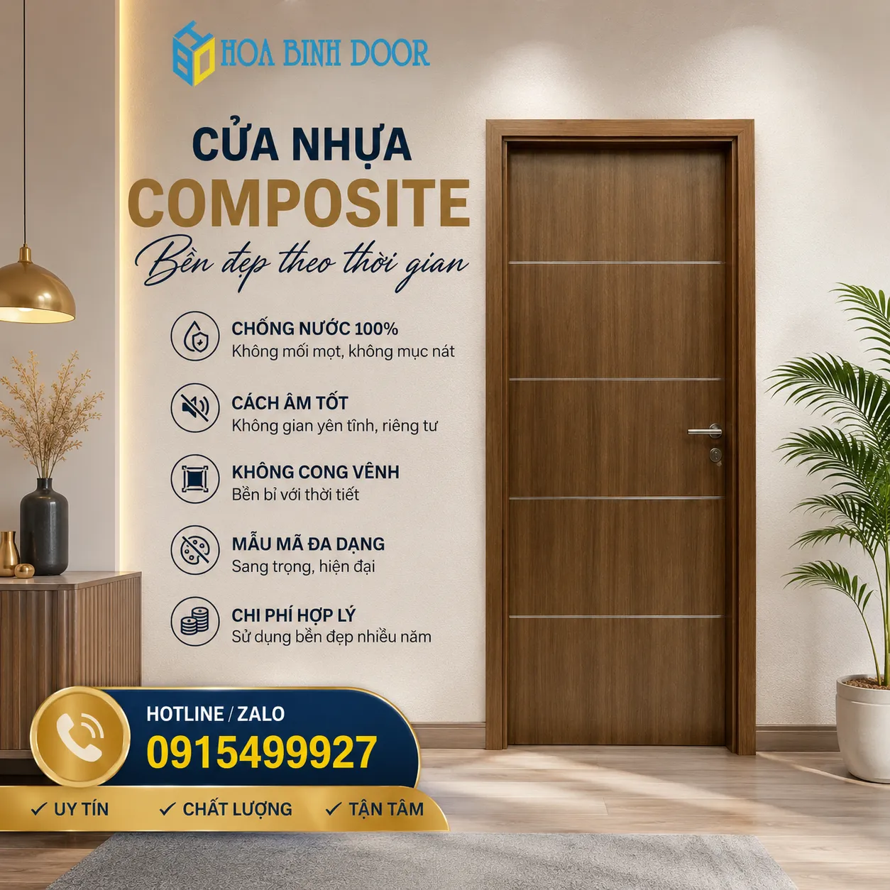 Báo giá cửa nhựa ABS Hàn Quốc tại Biên Hòa