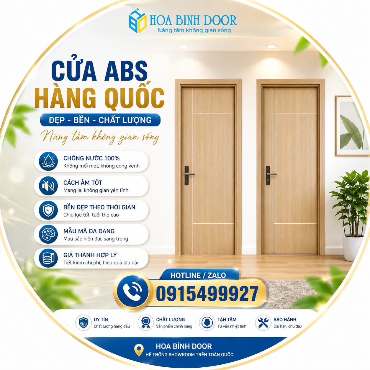 Giá cửa nhựa ABS Hàn Quốc tại Biên Hòa