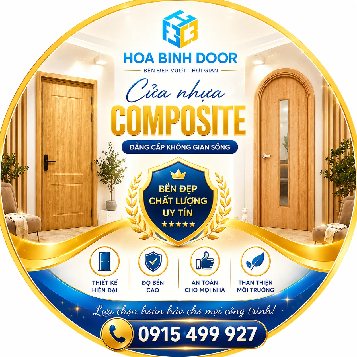 Báo giá cửa nhựa composite tại Linh Xuân