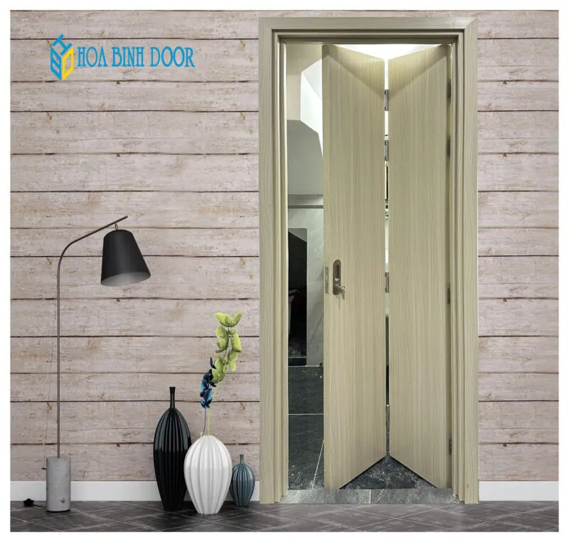 Cửa gập và lùa nhựa composite tại Tân Bình