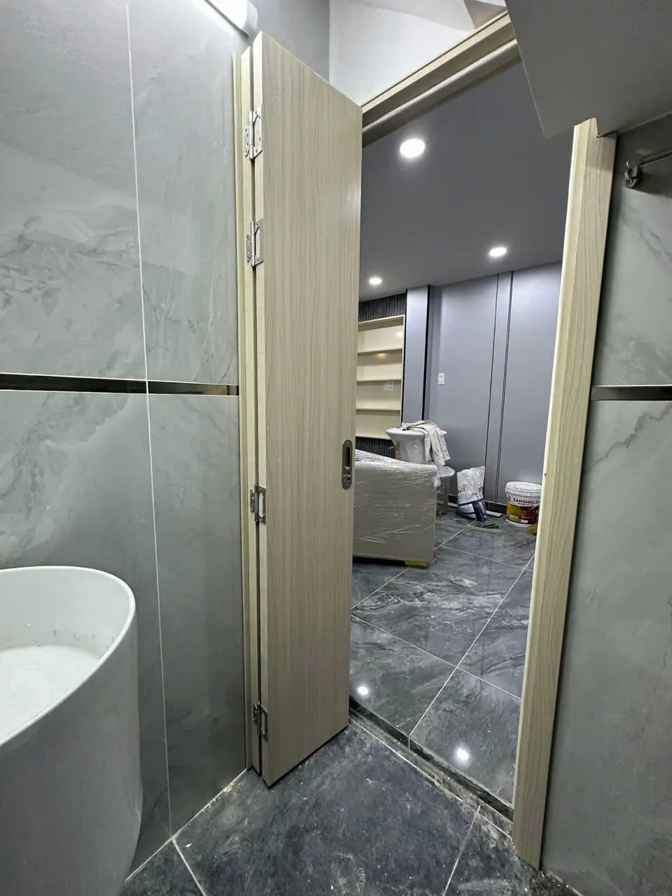 Cửa gập và lùa nhựa composite tại Tân Bình