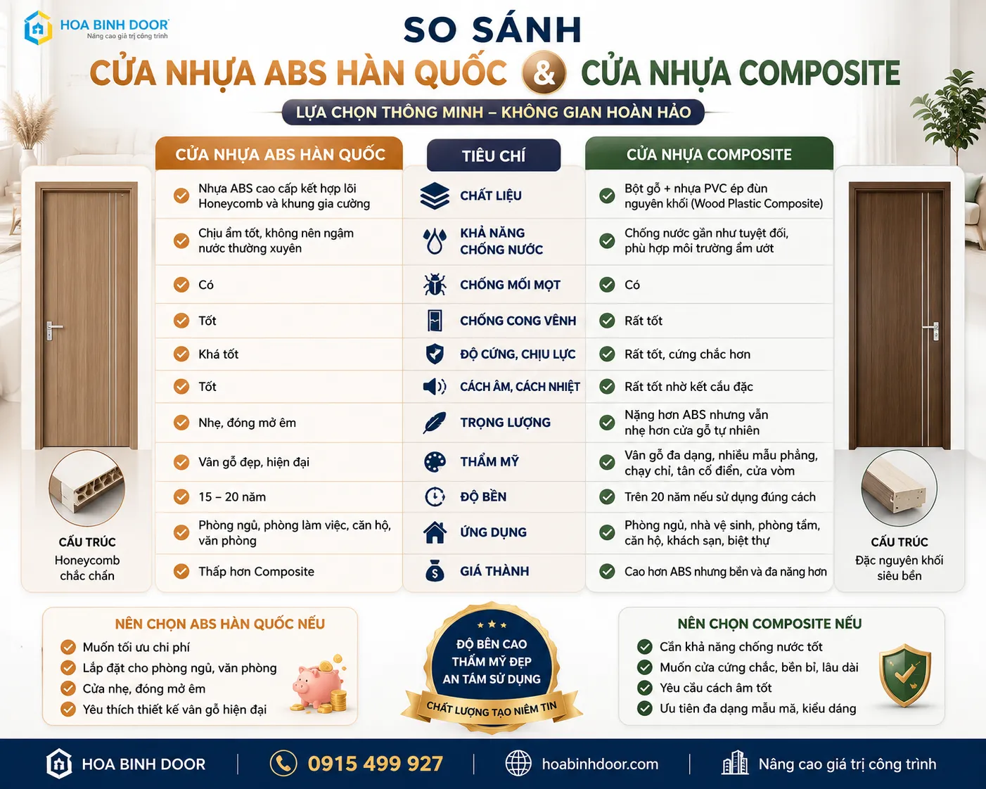 Giá cửa nhựa ABS Hàn Quốc phường Gò Vấp